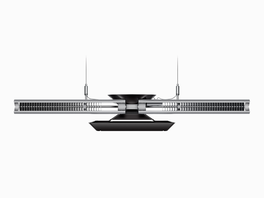 Illustration of Dyson Cu-Beam Duo dimensions